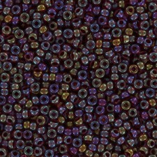 Miyuki rocailles Perlen 11/0 - Fancy lined red 11-3737